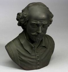 Wedgwood Black Basalt Bust of William Shakespeare